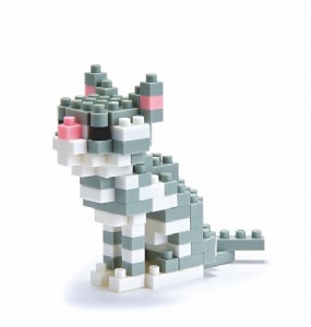 KAWADA NANOBLOCK 積木 美國短毛貓 (N